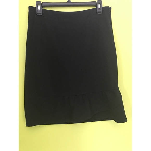 The Limited Dresses & Skirts - The Limited Career Flare Hem Layer Black Skirt 4
